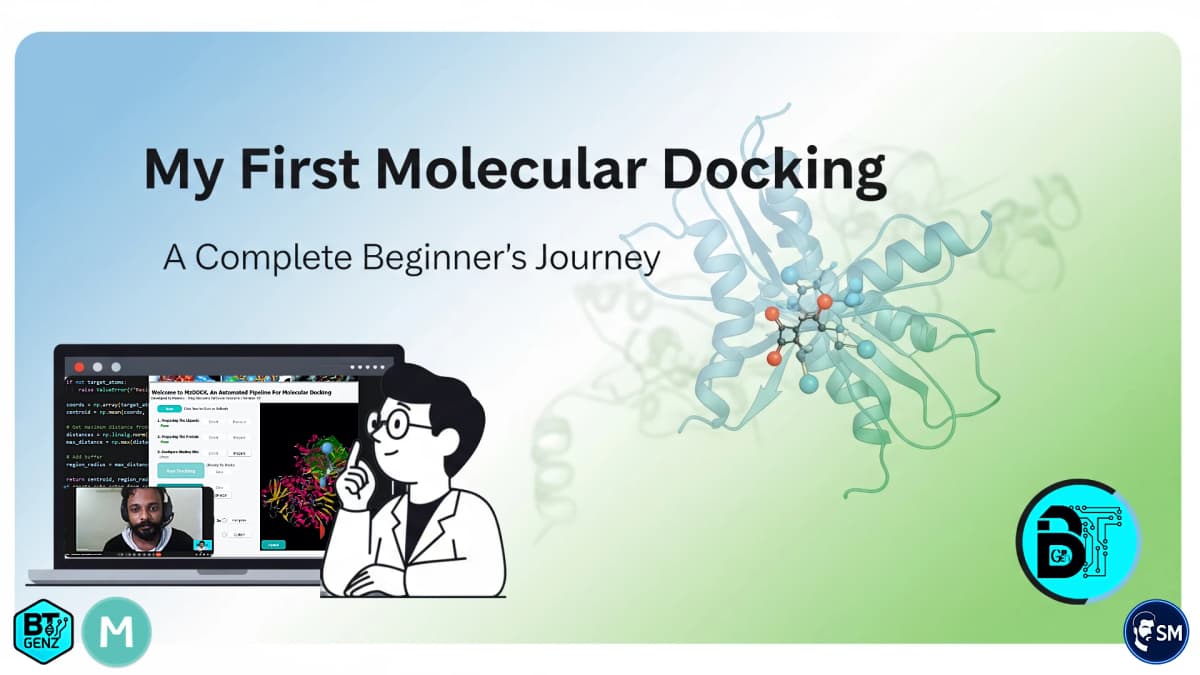 My First Steps in Molecular Docking: How I Learned as a Beginner